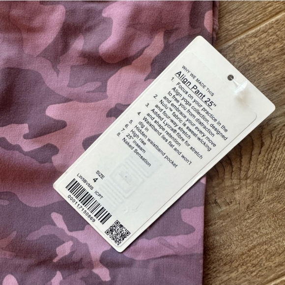 NWT 🍋 Lululemon 🍋 Align 25"   Size 4 - Picture 5 of 10